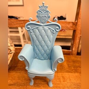 Barbie of Swan Lake Musical Fantasy Castle Playset Chair Blue
